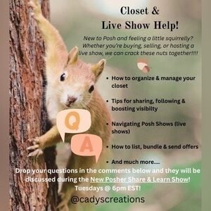 Drop your Posh Questions Below